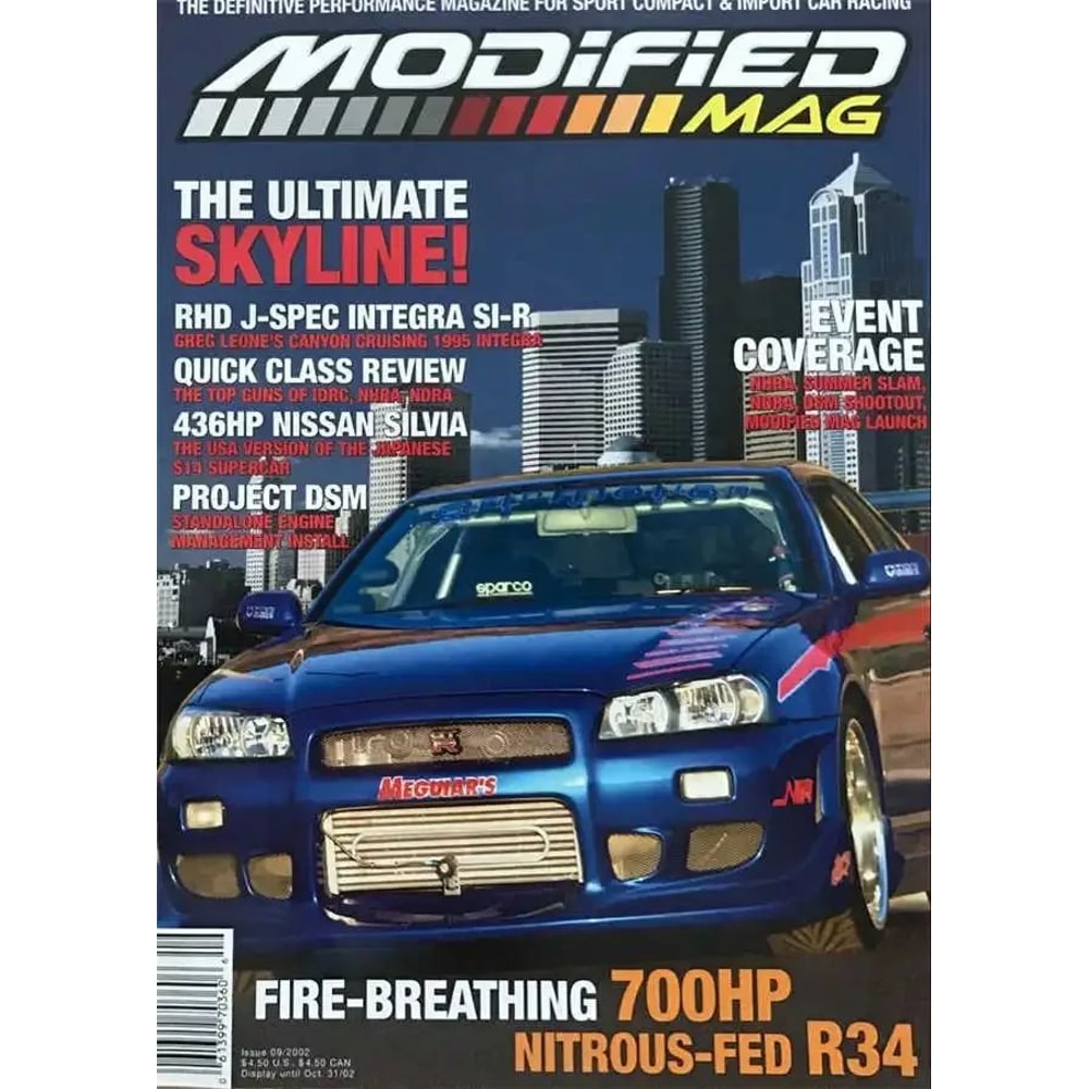 Retro JDM Wall Art GTR Magazine Cover Canvas Wall Decor 14