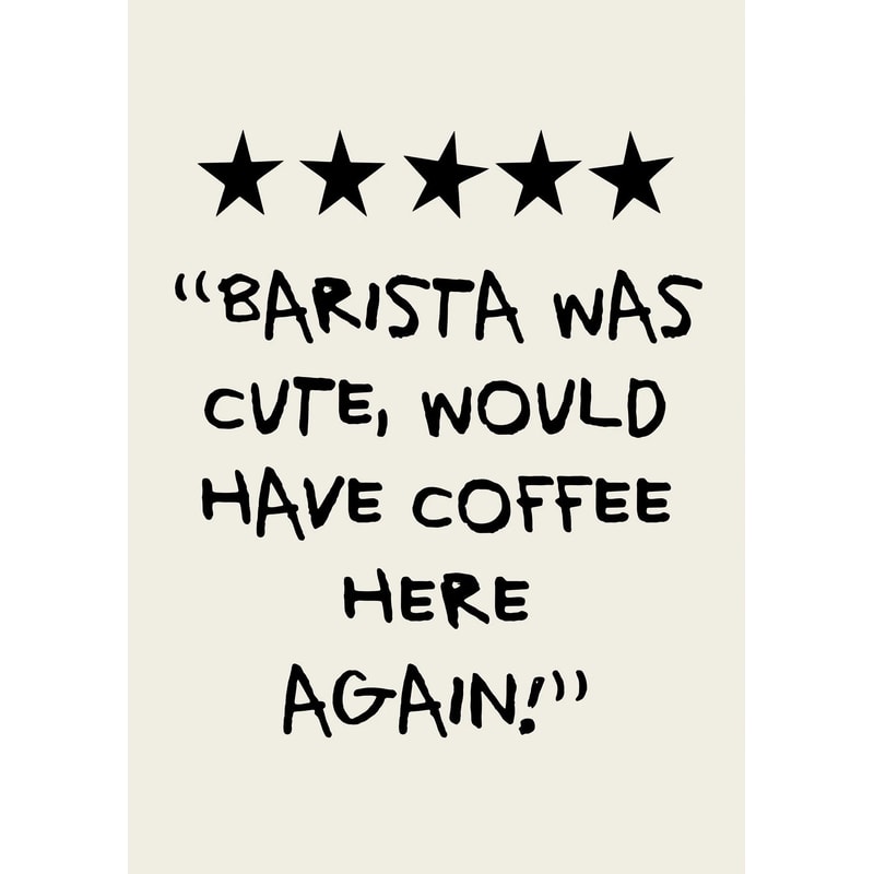 Minimalist Skeleton Coffee Wall Art Canvas Modern Coffee Lover Decor 12