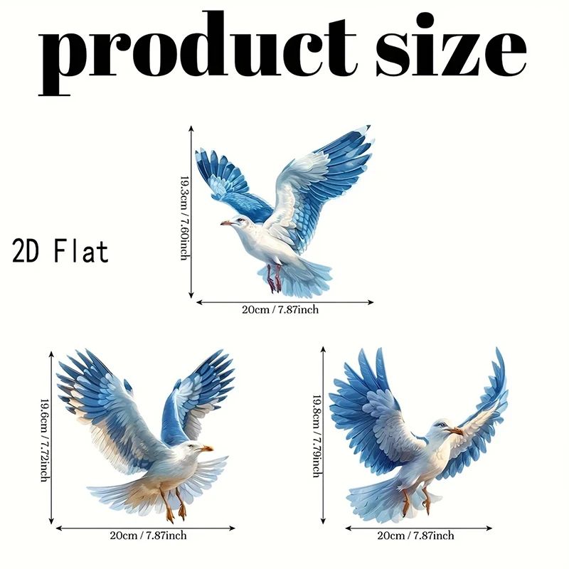 Coastal Wooden Seagull Wall Decor Set Rustic Nautical Wall Art For BeachInspired Spaces 10