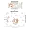 Dreamy Nursery Wall Decals With Bear Rabbit Hot Air Balloons For Kids Room 9