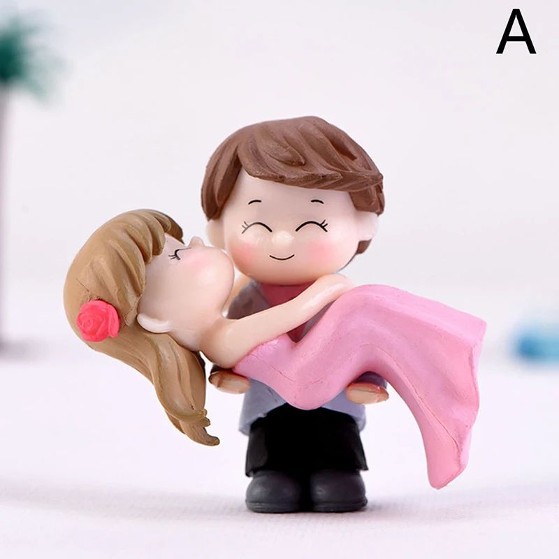 Fairy Garden Miniatures Couple Set With Tree Bench Whimsical Miniature Garden Decor For Terrariums 19