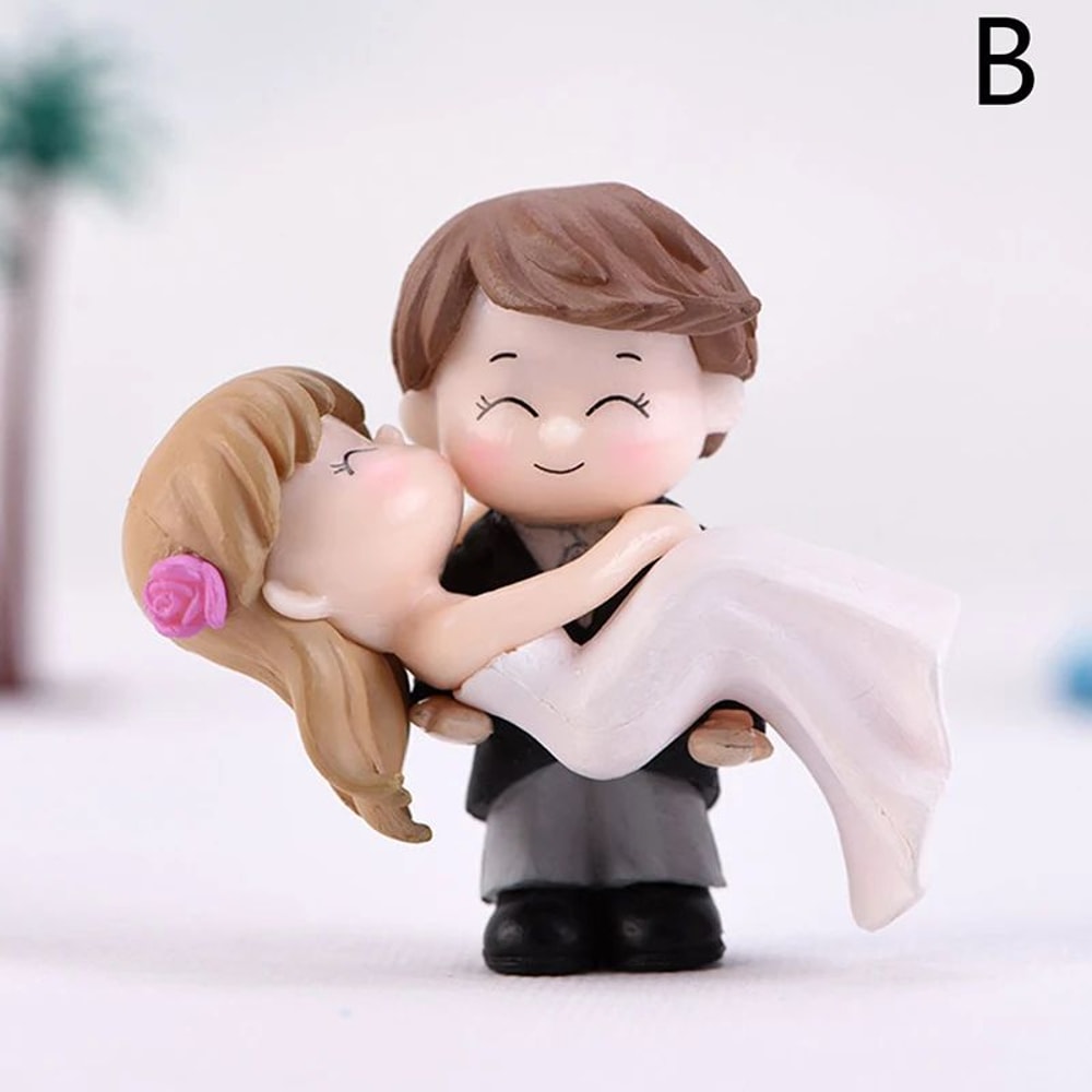 Fairy Garden Miniatures Couple Set With Tree Bench Whimsical Miniature Garden Decor For Terrariums 20