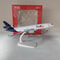 20cm MD11 Model Plane Diecast Airplane Model With Landing Gear Display Stand 3