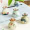Chinese Style Ceramic Toothpick Holder And Cotton Swab Jar Mini Retro Vase 4