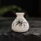 Chinese Style Ceramic Toothpick Holder And Cotton Swab Jar Mini Retro Vase 11