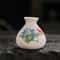 Chinese Style Ceramic Toothpick Holder And Cotton Swab Jar Mini Retro Vase 12