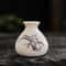 Chinese Style Ceramic Toothpick Holder And Cotton Swab Jar Mini Retro Vase 13