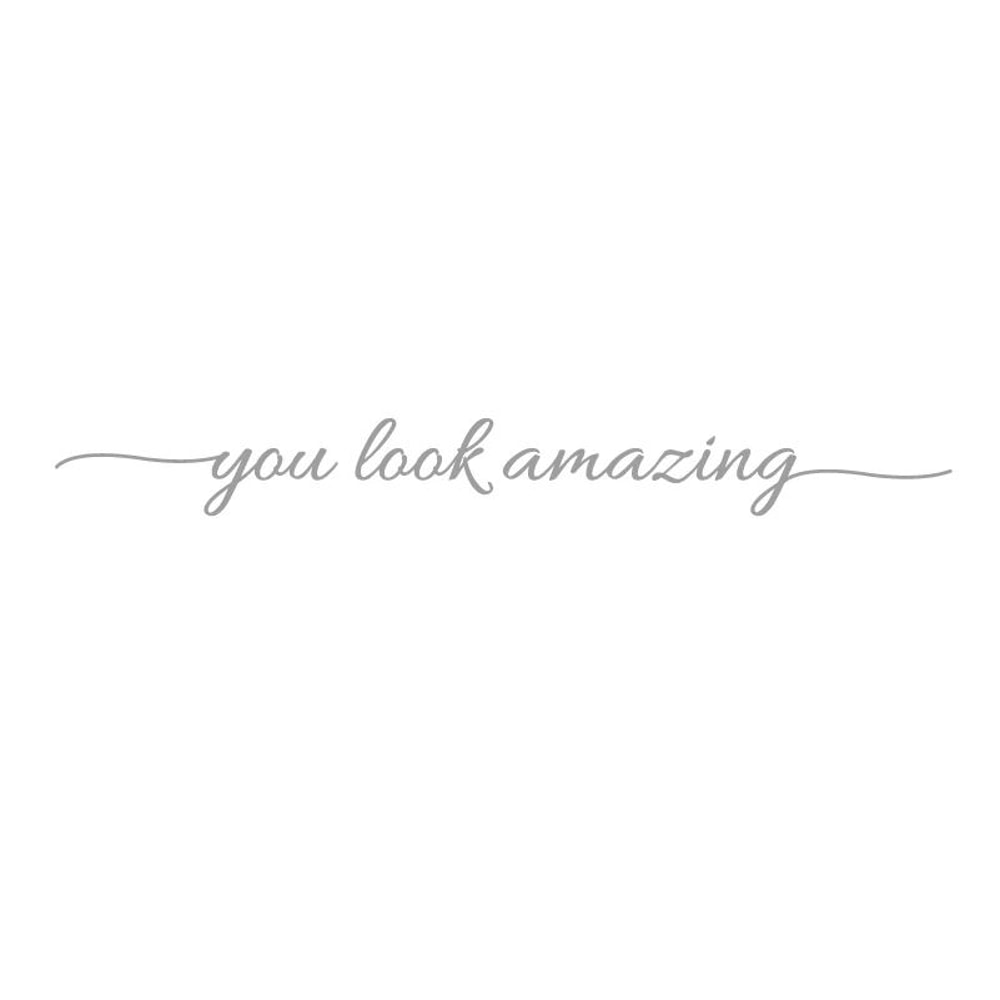 You Look Amazing Mirror Decal For Bathroom And Bedroom Inspirational Vinyl Wall Sticker 7