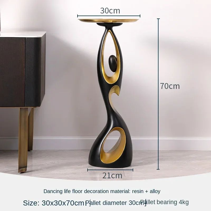 Abstract Dancer Sculpture Resin Couple Statue For Modern Nordic Living Room Decor 2
