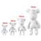 Creative DIY Fluid Bear Sculpture Paintable Bear Figurine For Home Decor 4