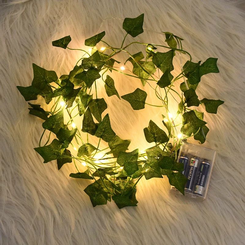 Enchanted Vine Glow Leaf String Lights For Cozy Indoor Outdoor Decor 2