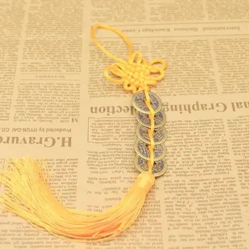 Five Emperor Coins Chinese Knot Lucky Charm For Wealth Protection And Prosperity 4