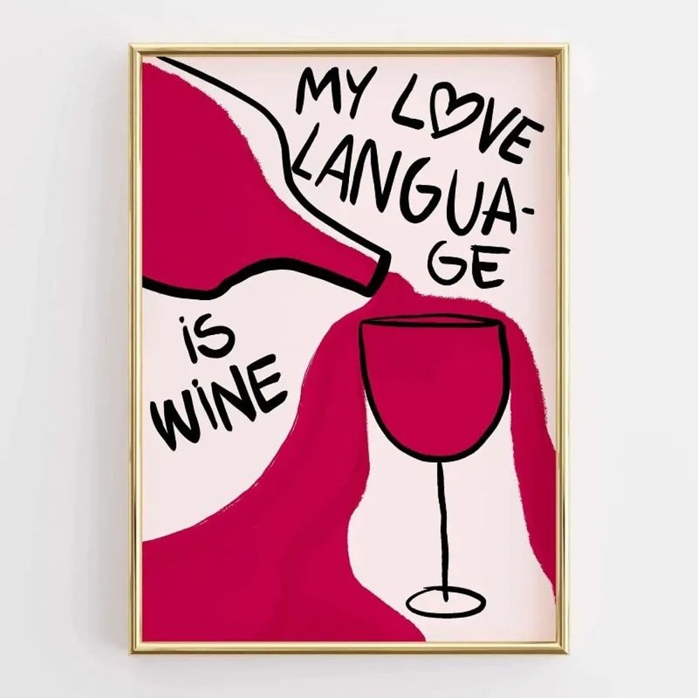 Funny Kitchen Wall Art Coffee Lover Poster Retro Kitchen Decor Quote Canvas Print 1