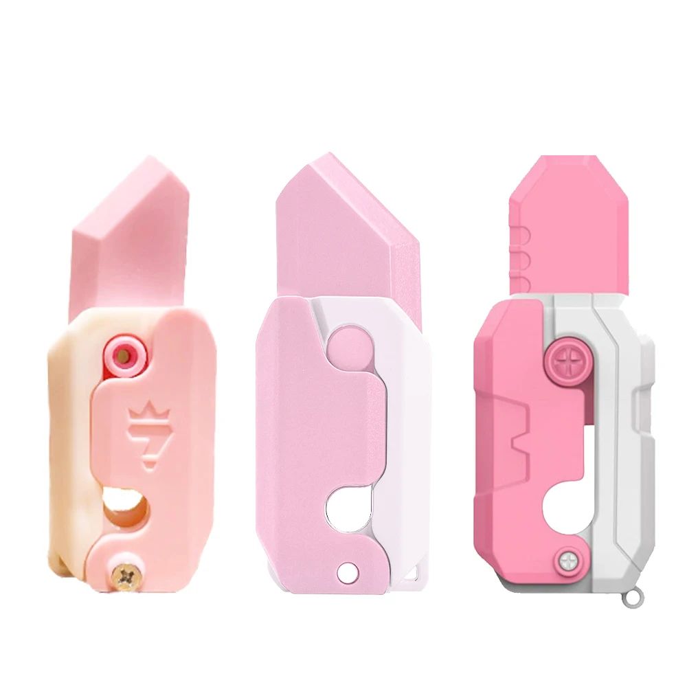 Carrot Gravity Butterfly Knife Fidget Toy For Stress Relief And Focus 1