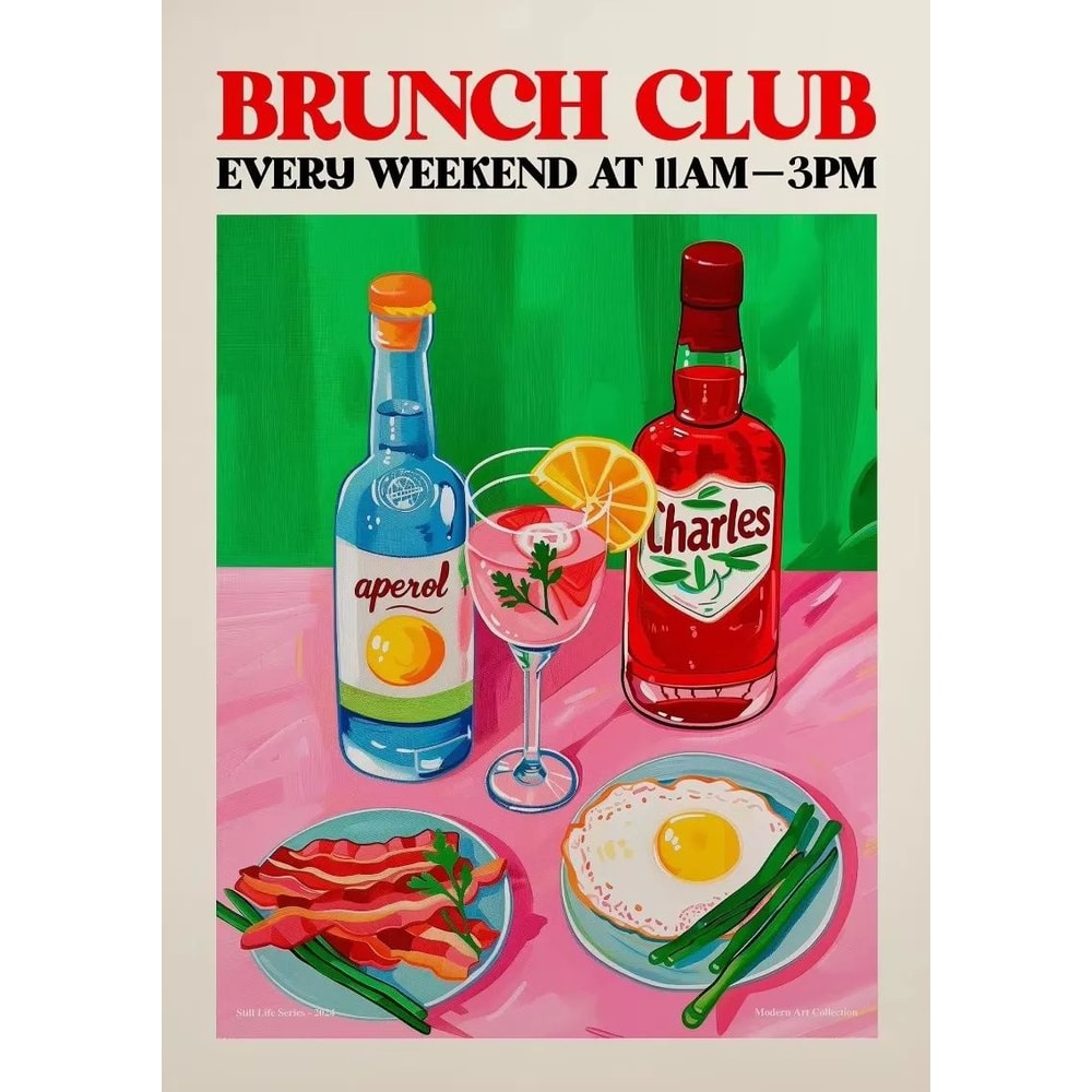 Aperol Spritz Sardine Cocktail Wall Art Canvas For Kitchen And Bar Cart Decor 10