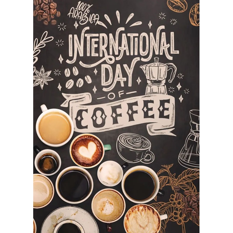 Nordic Coffee Wall Art Canvas Set Minimalist Cafe Kitchen Decor Prints 12