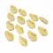 Golden Silk Leaf Decorations 100pcs Gold Leaf Decorations For Crafts Weddings Holiday Styling 5