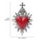 Black Gold Sacred Heart Wall Decor Resin Hanging Ornament 7