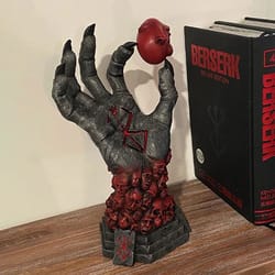 berserk skull hand grim reaper statue gothic resin figurine