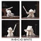 Zen Warrior Ceramic Samurai Figurine Minimalist Blanc De Chine Decor 14