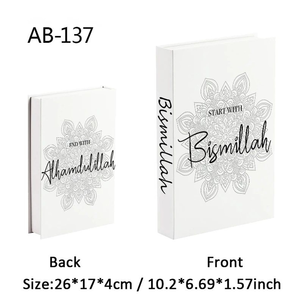 Luxury KaabaInspired Decorative Book Box For Elegant Islamic Home Decor 7