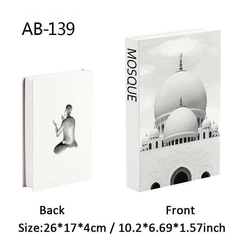 Luxury KaabaInspired Decorative Book Box For Elegant Islamic Home Decor 9