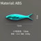 3D Electroplated Fish Wall Decor Set Modern Metallic Art For Living Room Restaurant Walls 11