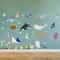 Watercolor Ocean Wall Decals For Kids Room And Nursery 1