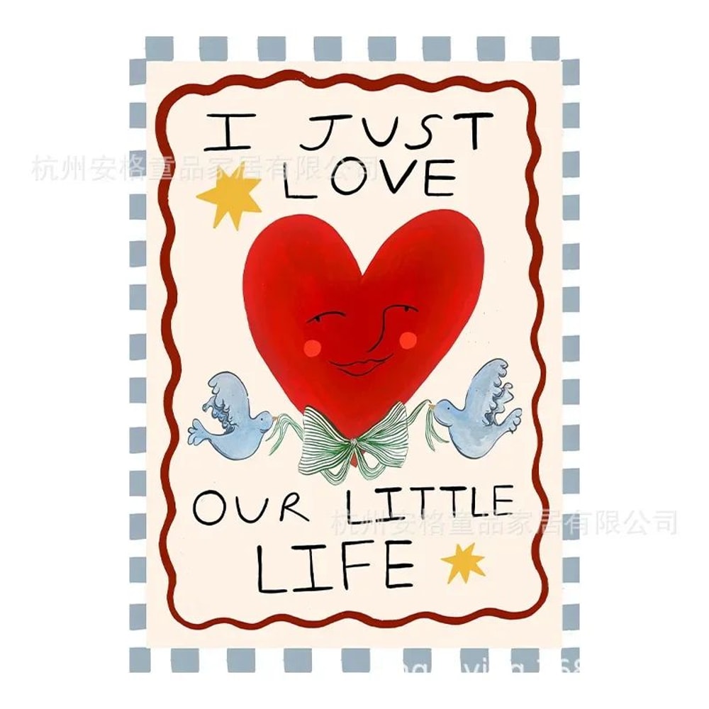 Nordic Minimalist Newborn Photography Backdrop Baby Room Wall Art Poster 11