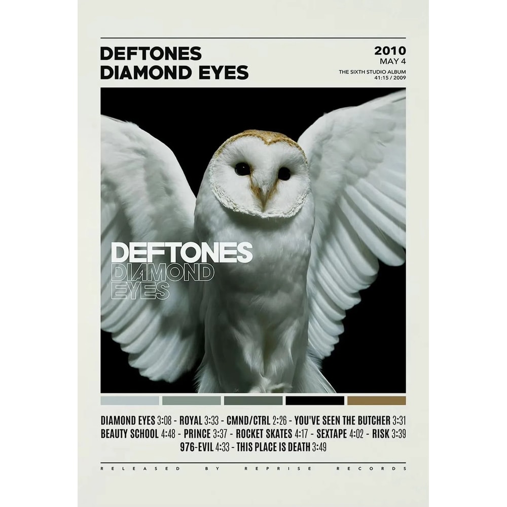 Deftones Album Cover Canvas Wall Art Premium Band Poster Decor 6