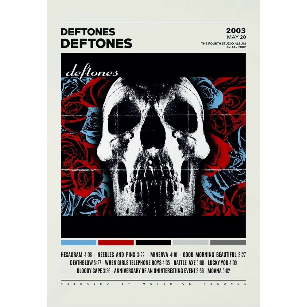 Deftones Album Cover Canvas Wall Art Premium Band Poster Decor 11