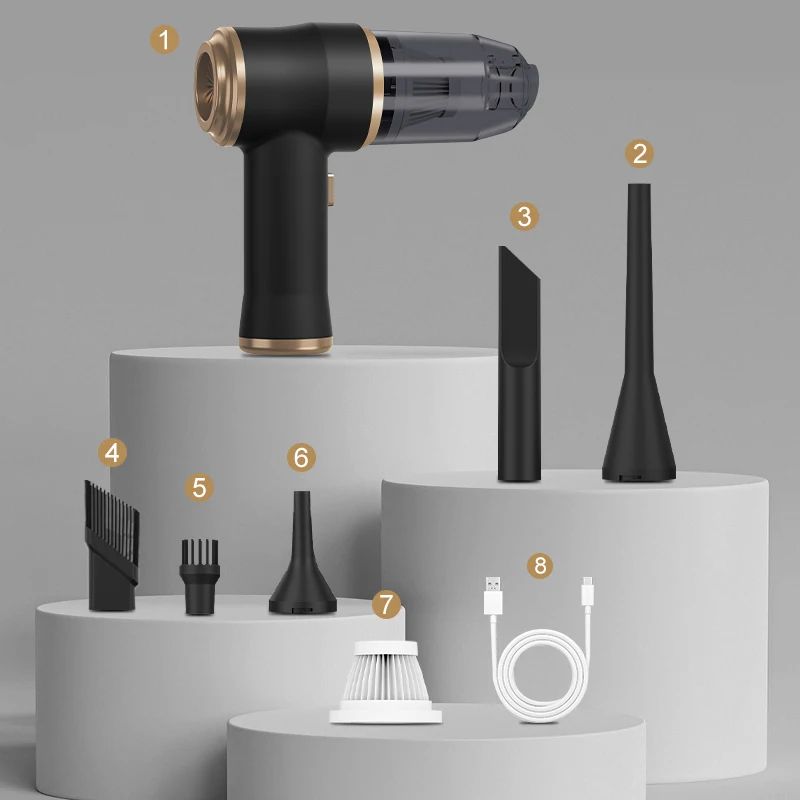 UltraClean Pro Portable Car Vacuum Wireless Handheld High Power Mini Cleaner 3