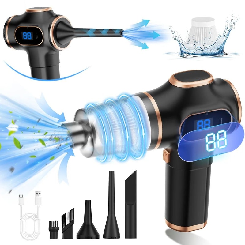 Cordless Car Vacuum Cleaner Portable Handheld High Power Mini Vacuum For Home Auto 3