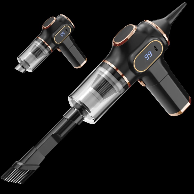 Cordless Car Vacuum Cleaner Portable Handheld High Power Mini Vacuum For Home Auto 8