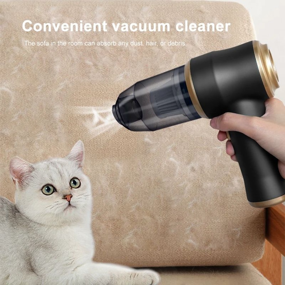 TurboClean 2in1 Portable Car Vacuum Cleaner Blower 2