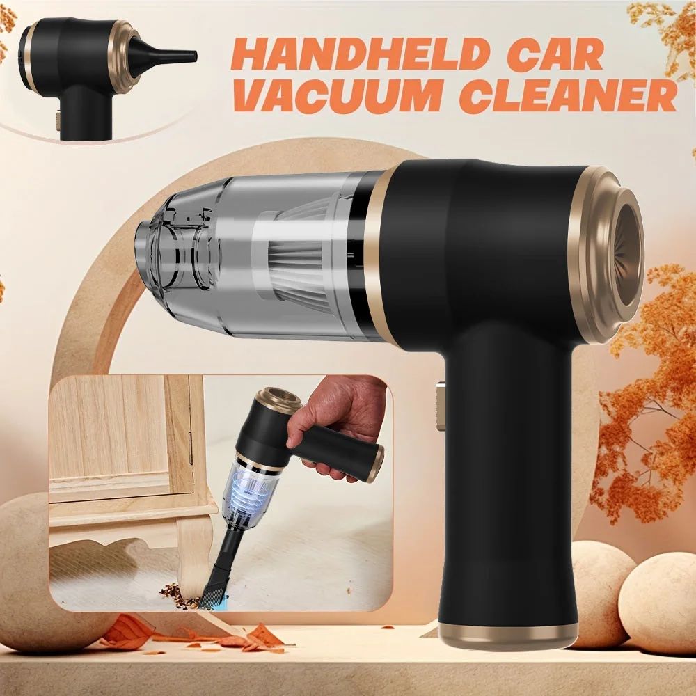 Cordless Portable Car Vacuum Cleaner For Pet Hair Home Use 3