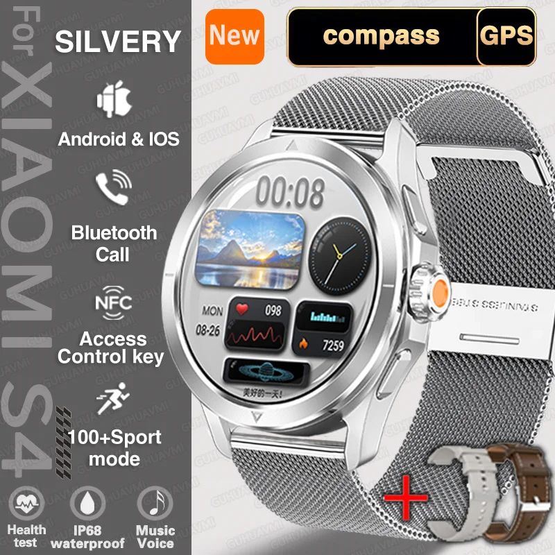 S4 Ultra Rugged GPS Smartwatch With AMOLED Display Bluetooth Calling 10