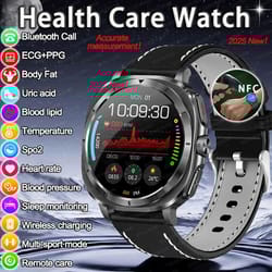 vitaltrack ecg smartwatch blood pressure smart watch & health monitoring watch