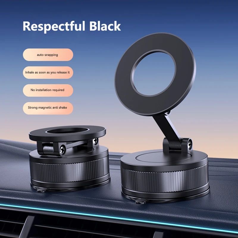 Magnetic Car Phone Holder With 360 Adjustable Suction Mount 9