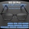 SG20 Pro Smart Audio Glasses With Bluetooth Speakers Voice Assistant 0