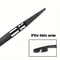 AllWeather Rear Wiper Blade Replacement For Honda Subaru Models 4