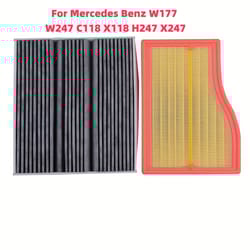 premium mercedes cabin air filter replacement for a b gla cla class (2019–2024) – advanced hepa clean air protection