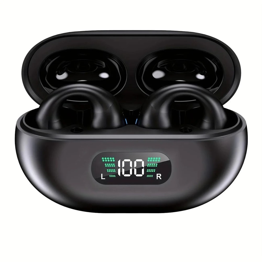 S22 ClipFit Bluetooth Earbuds With Digital Display Noise Cancellation 4