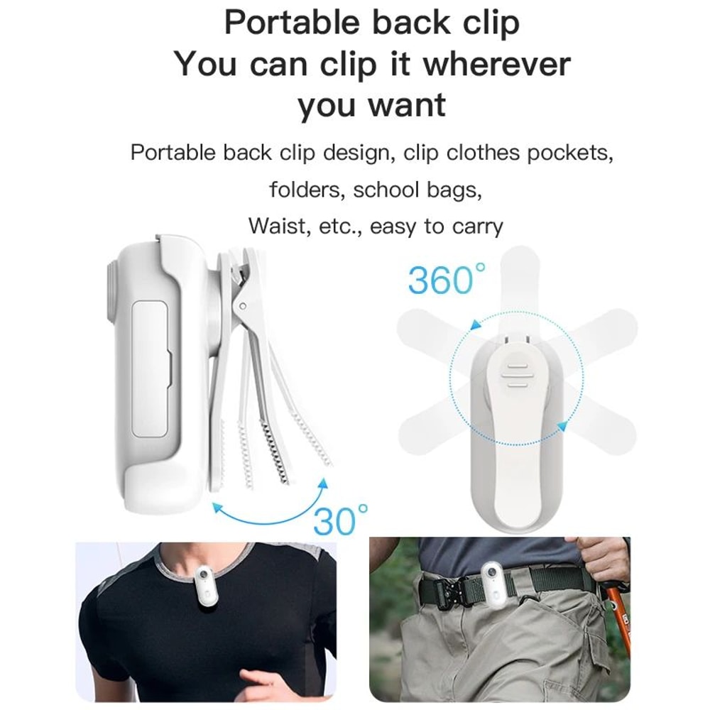 4K Action Camera Mini Body Cam With Stabilization Long Battery Life 5