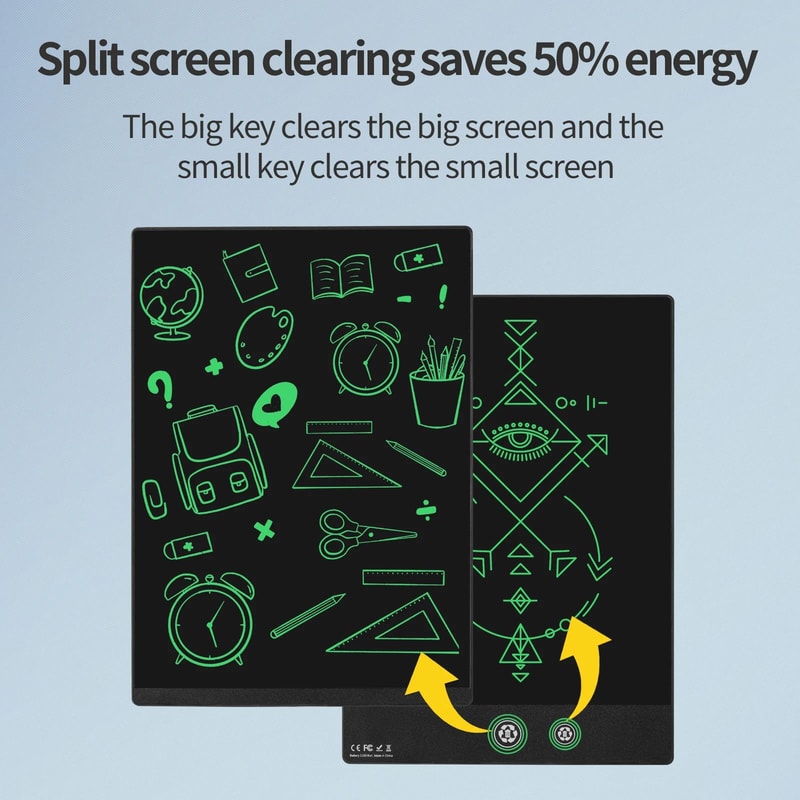 95 LCD Writing Tablet Reusable Digital Drawing Board Paperless Notepad For Kids Adults 5