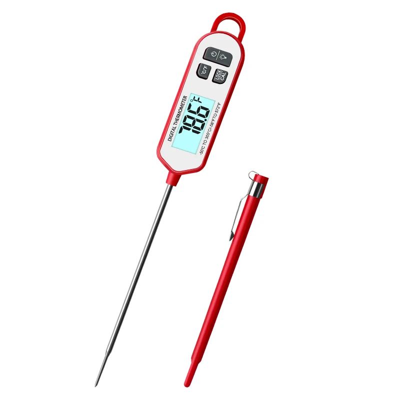 PrecisionPro Instant Read Meat Thermometer With Backlit Display Waterproof Design 7