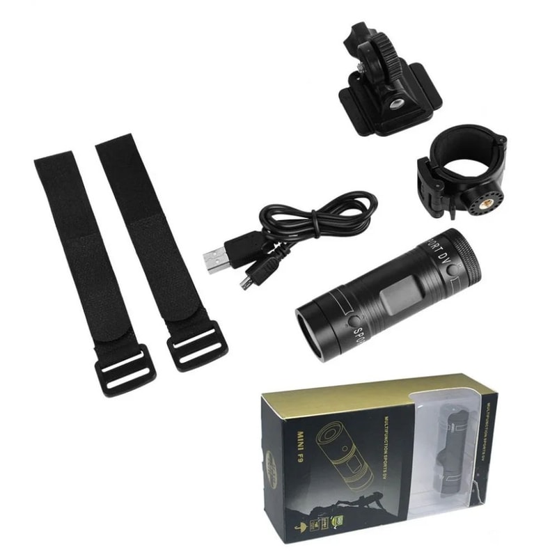 F9 Full HD Helmet Action Camera 1080P Waterproof Bike Motorcycle Recorder 5