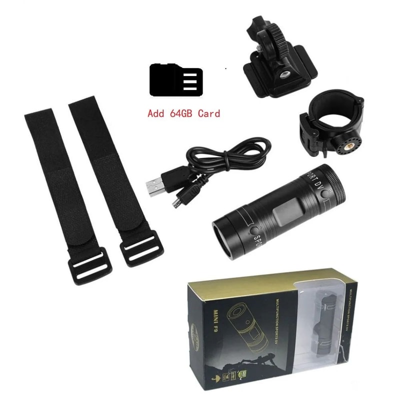 F9 Full HD Helmet Action Camera 1080P Waterproof Bike Motorcycle Recorder 8