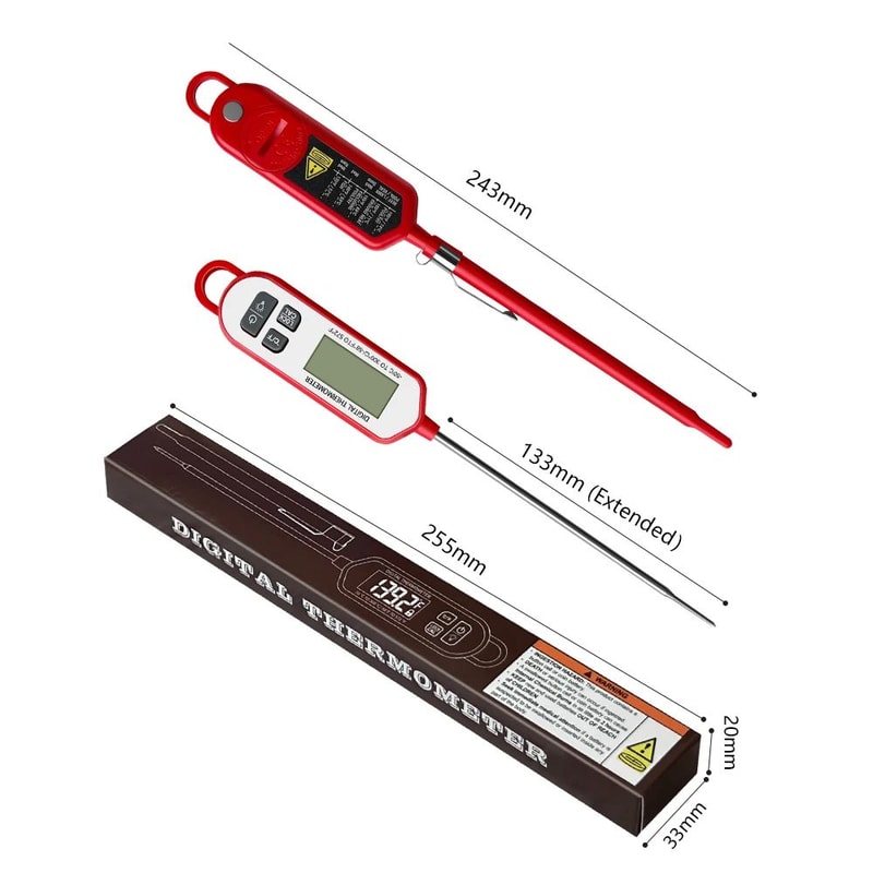 Instant Read Digital Meat Thermometer With Backlit Probe 2