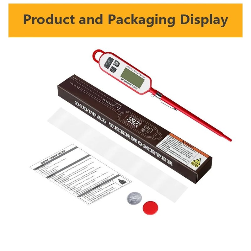 Instant Read Digital Meat Thermometer With Backlit Probe 5
